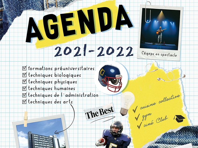 Agenda du Cégep 2021/22